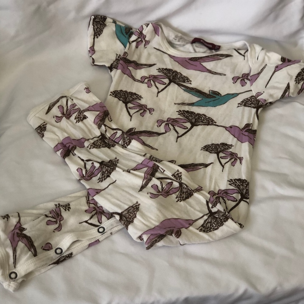 Organic short sleeve onesie